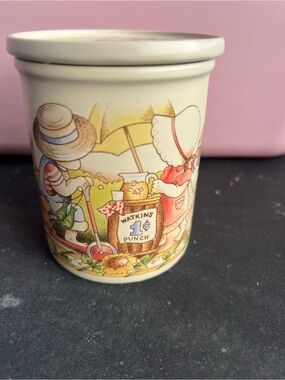 Country Kids Cream Stoneware Mug with Vintage Children Illustration